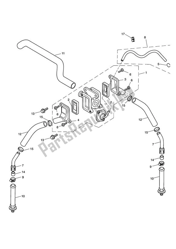 Wszystkie części do Kontrola Emisji Triumph America Carburettor 790 2002 - 2007